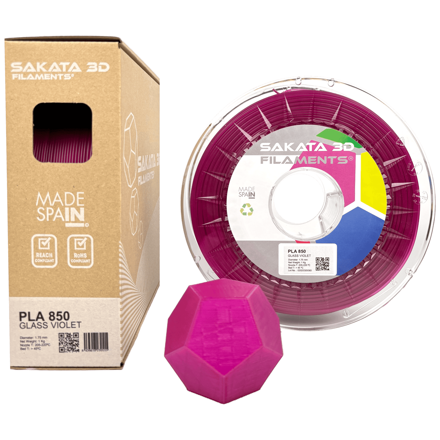 Sakata PLA 850 Violeta Vidro 1kg