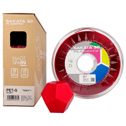 Sakata PET-G Rubi Translucido 1kg