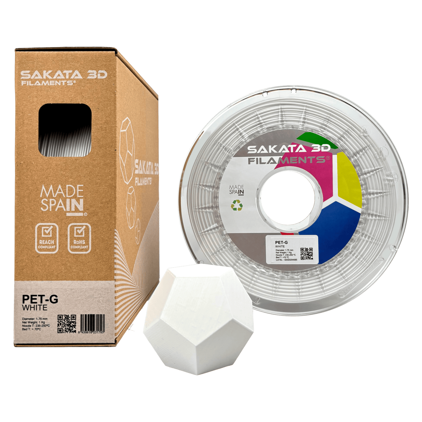 Sakata PET-G Branco 1kg