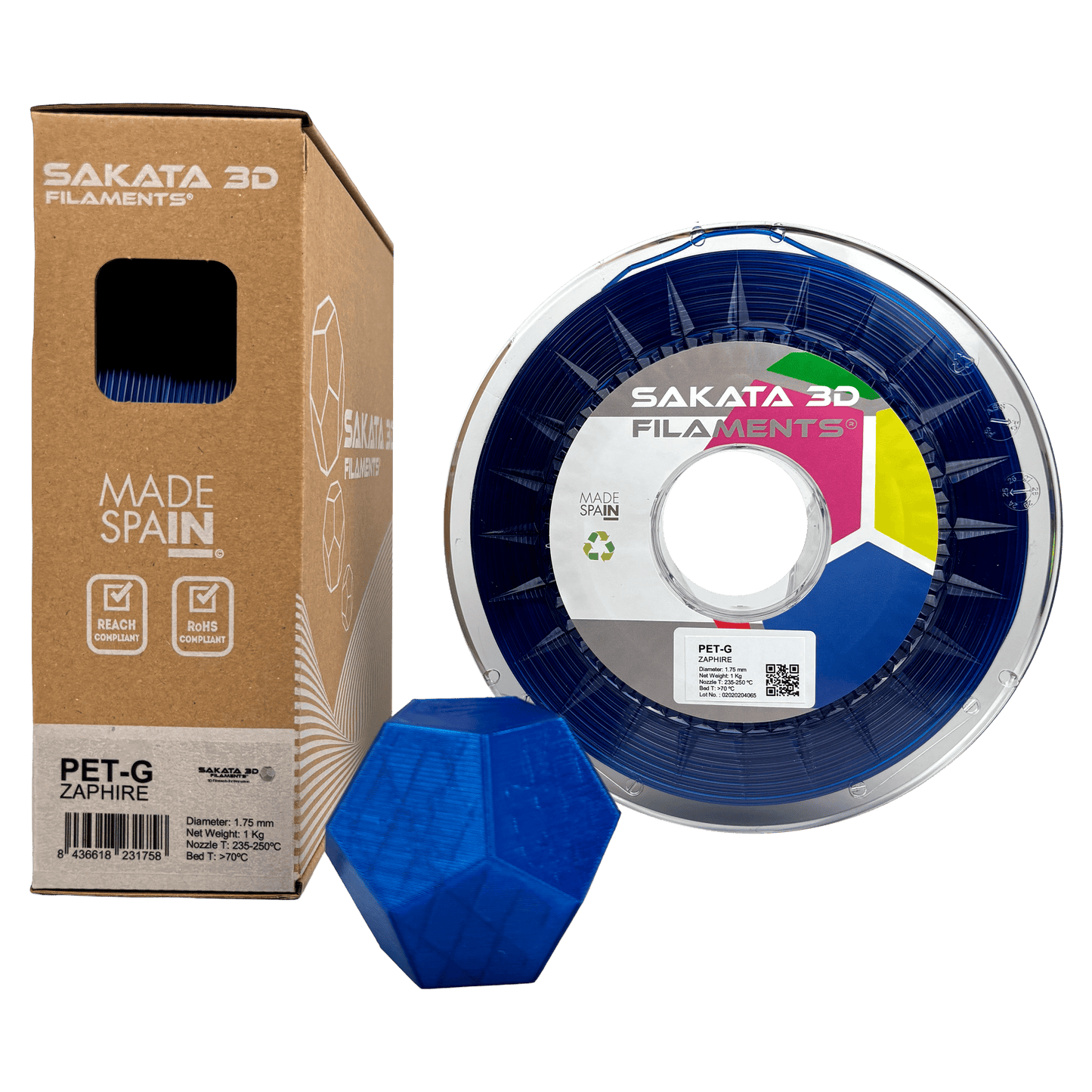 Sakata PET-G Safira Translucido 1kg