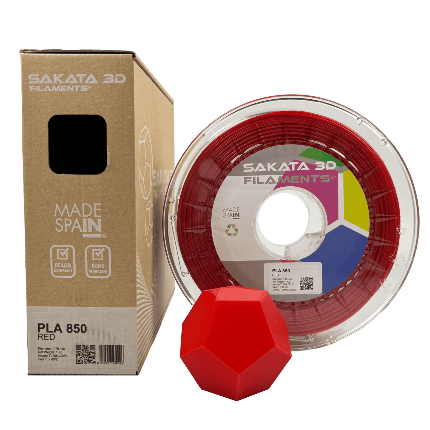 Sakata PLA 850 Vermelho 1kg