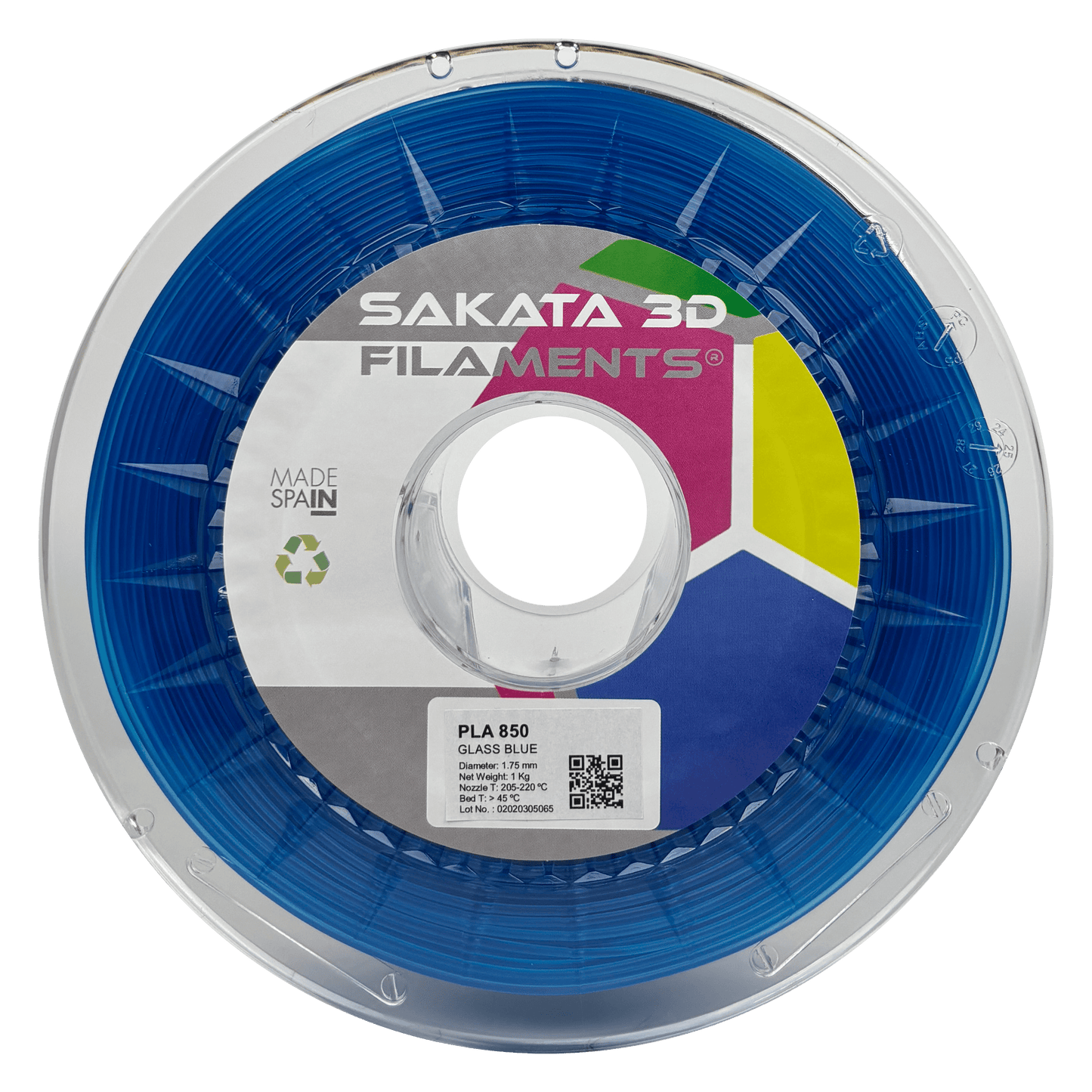 Sakata PLA 850 Azul Vidro 1kg